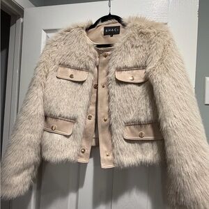 Women's Tan Teddy Jacket